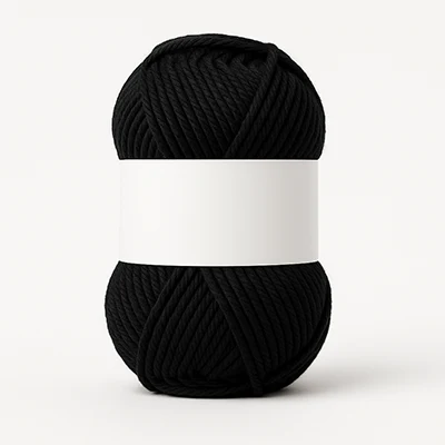 black acrylic yarn 111