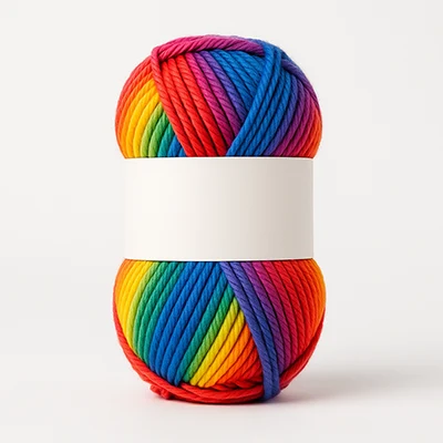 rainbow acrylic yarn 111