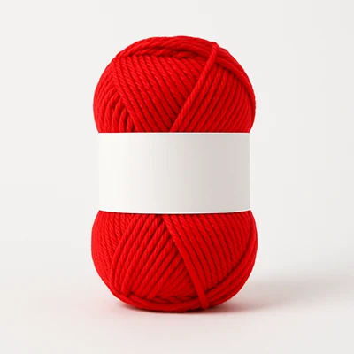 red acrylic yarn 111